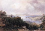 Conrad Martens Sydney Harbour Looking Towards the North End oil painting